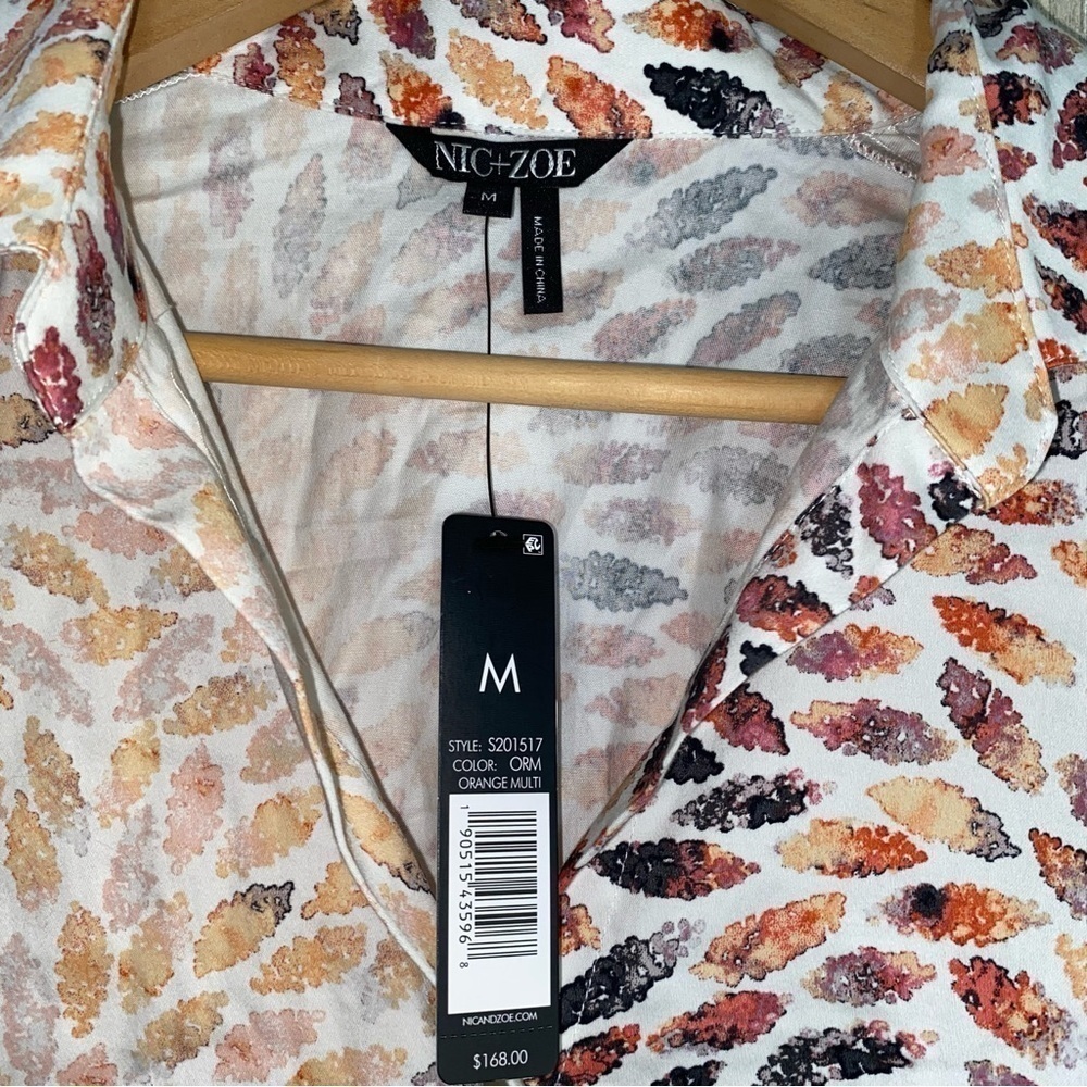 NWT Nic+ Zoe Morning Burst Shirt Jacket $168 - Picture 5 of 6